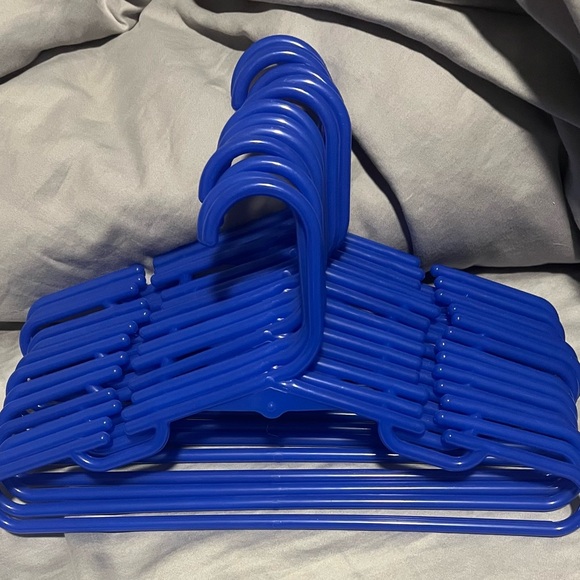 Other - 31 Blue&White Kids Plastic Hangers